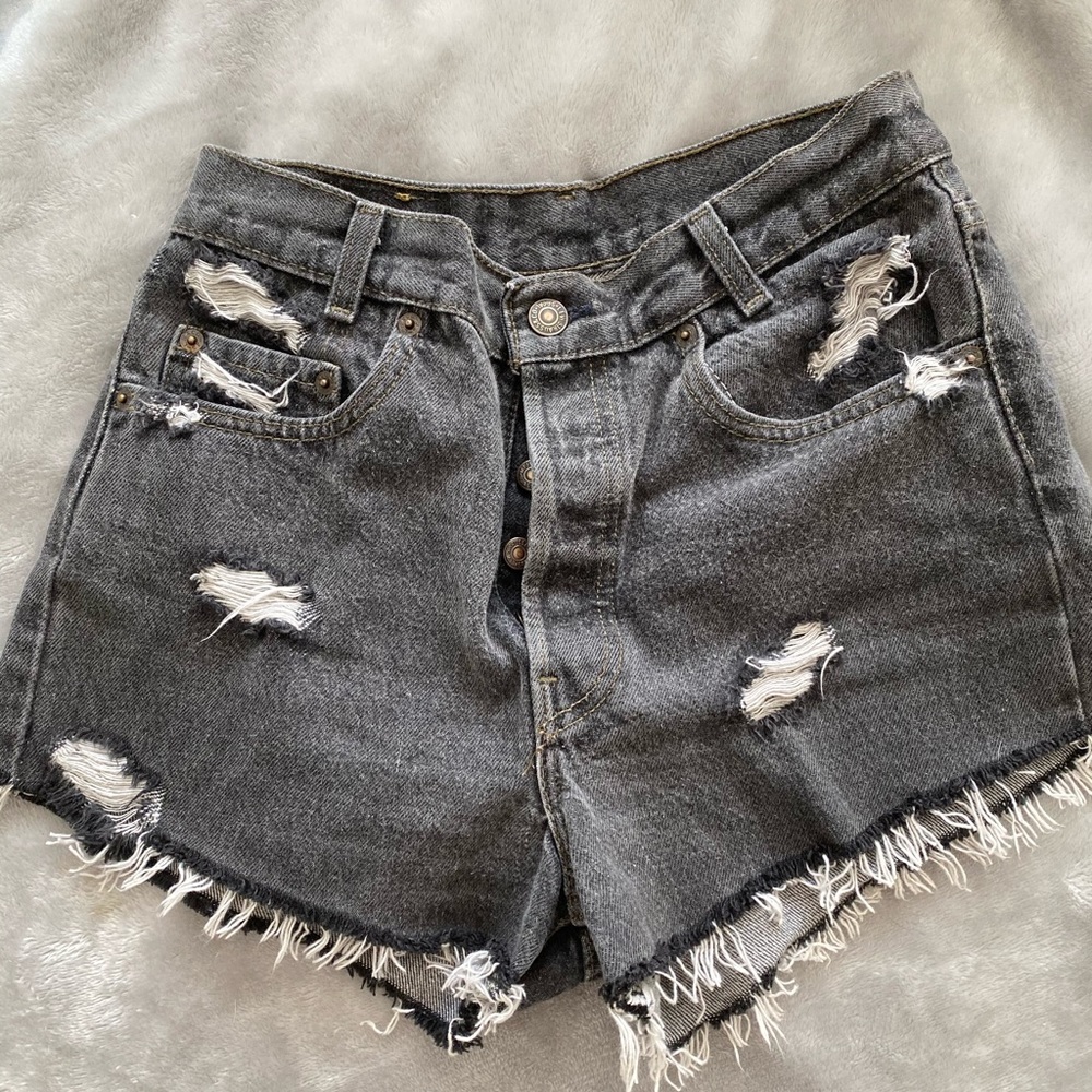 Vintage Levi’s, dark gray wash MSRP $225